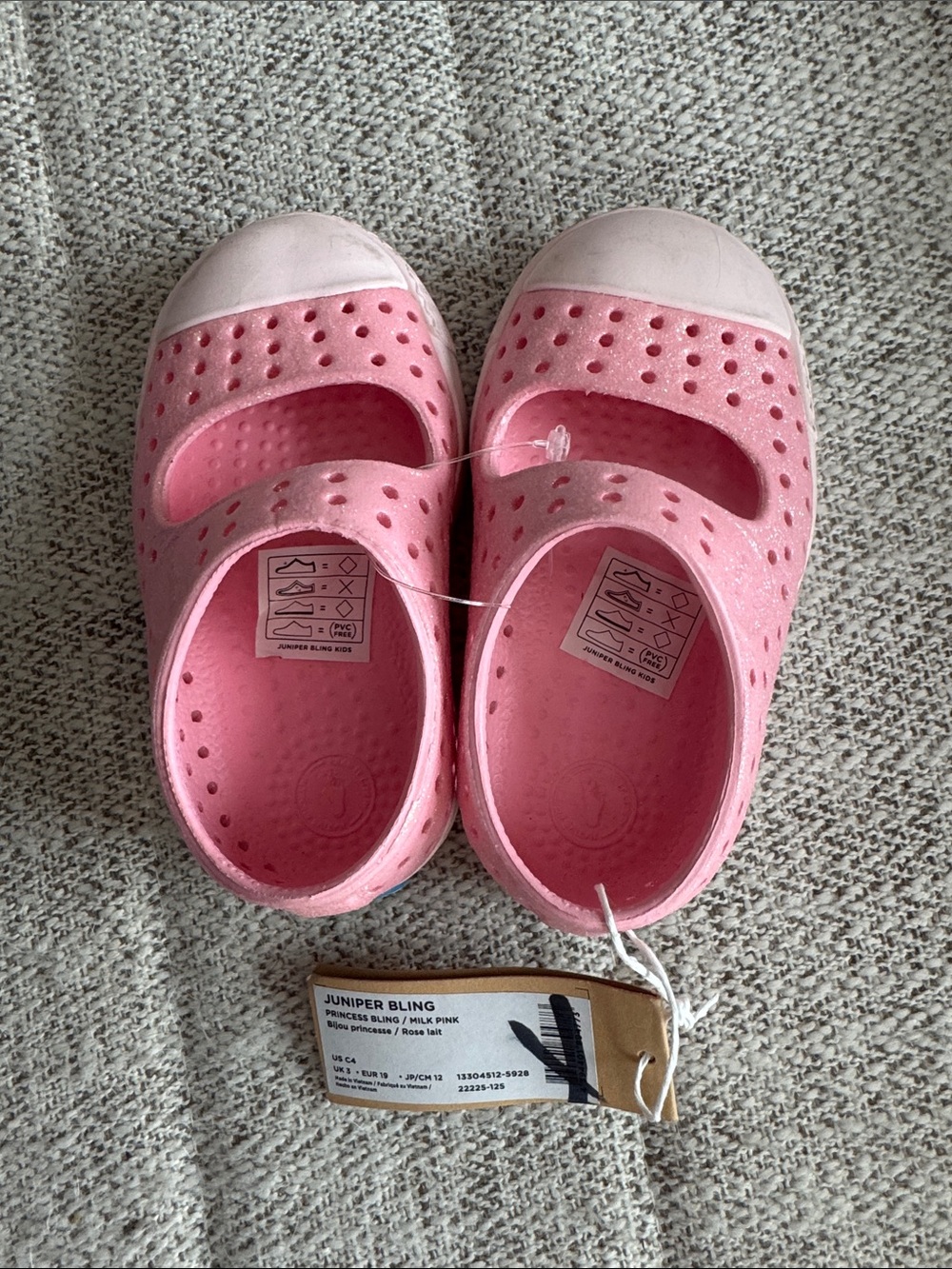 Native Juniper Bling toddler shoe